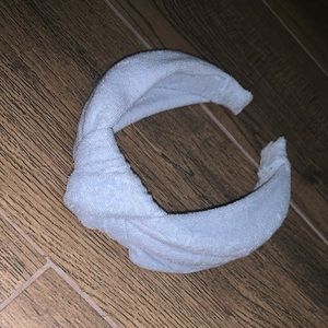 Light Blue Terry Cloth Headband